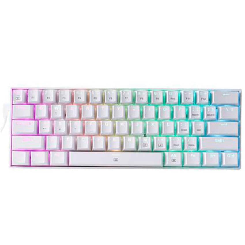 Teclado Mecanico Redragon Dragonborn Rgb Blanco Switch Brown